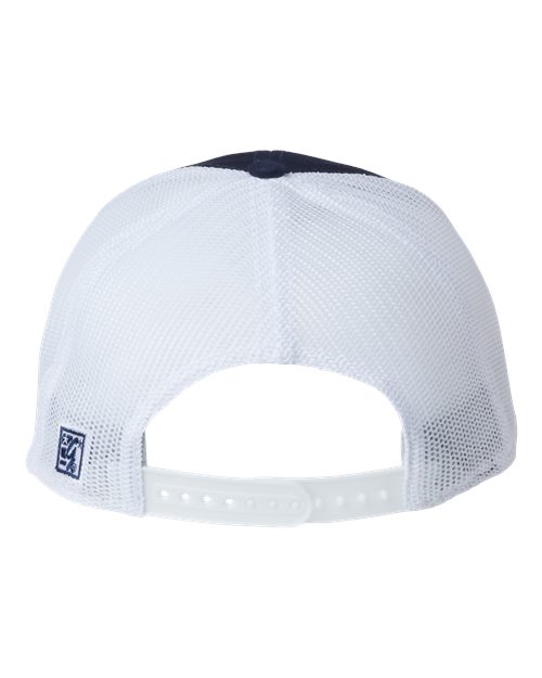 The Game GB452E Everyday Trucker Cap #color_Navy/ White