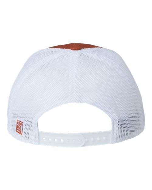 The Game GB452E Everyday Trucker Cap #color_Texas Orange/ White