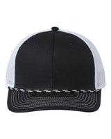 The Game GB452R Everyday Rope Trucker Cap #color_Black/ White