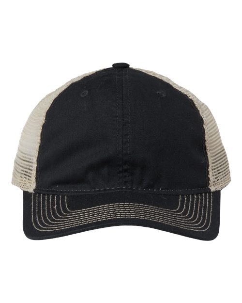 The Game GB880 Soft Trucker Cap #color_Black/ Khaki