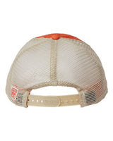 The Game GB880 Soft Trucker Cap #color_Orange/ Khaki