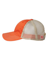 The Game GB880 Soft Trucker Cap #color_Orange/ Khaki