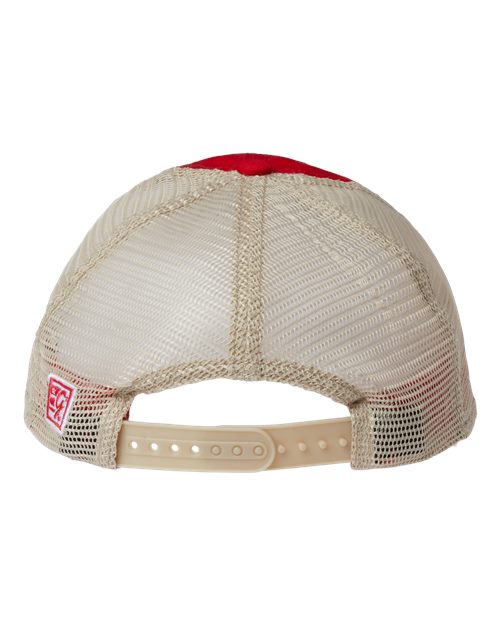 The Game GB880 Soft Trucker Cap #color_Red/ Khaki