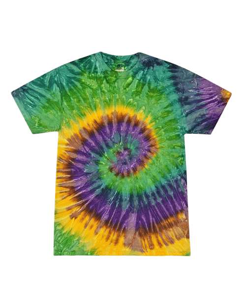 Tie-Dye CD100 Adult 5.4 oz., 100% Cotton T-Shirt #color_MARDI GRAS