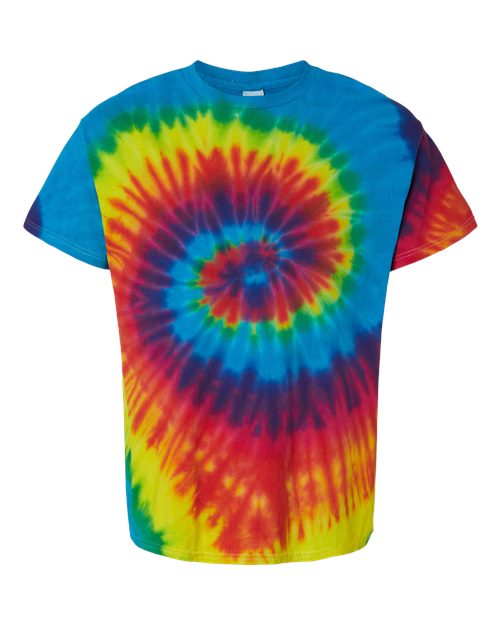 Tie-Dye CD100 Adult 5.4 oz., 100% Cotton T-Shirt #color_REACTIVE RAINBOW