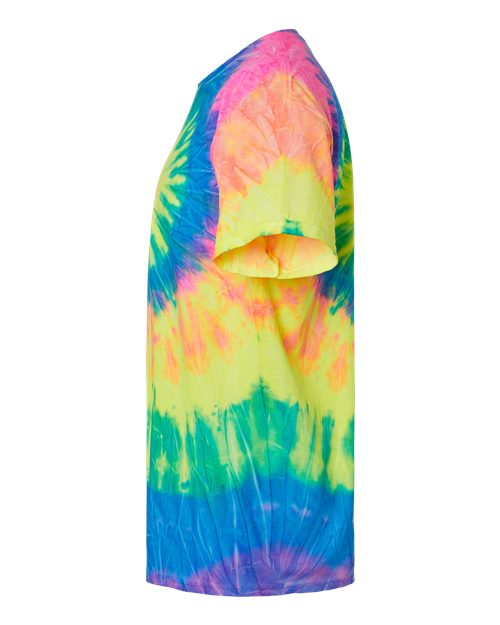 Tie-Dye CD100Y Youth 5.4 oz. 100% Cotton T-Shirt #color_NEON RAINBOW