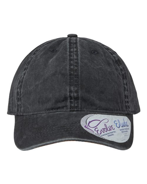 Infinity Her CASSIE Women's Pigment-Dyed with Fashion Undervisor Cap #color_Black/ Leopard