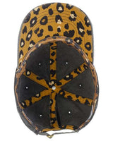 Infinity Her CASSIE Women's Pigment-Dyed with Fashion Undervisor Cap #color_Black/ Leopard