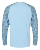 Paragon 231 Panama Colorblocked Long Sleeve T-Shirt #color_Grey Mist Water