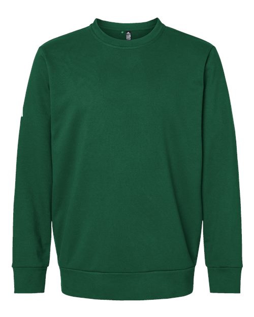 Adidas A434 Fleece Crewneck Sweatshirt #color_Collegiate Green