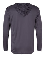 Paragon 220P Bahama Performance Hooded Long Sleeve T-Shirt #color_Graphite
