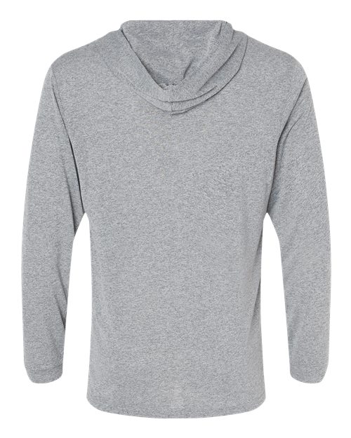 Paragon 220P Bahama Performance Hooded Long Sleeve T-Shirt #color_Heather Grey