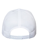 Atlantis Headwear ZION Sustainable Five-Panel Trucker Cap #color_White/ White