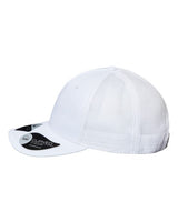 Atlantis Headwear ZION Sustainable Five-Panel Trucker Cap #color_White/ White