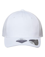 Atlantis Headwear ZION Sustainable Five-Panel Trucker Cap #color_White/ White