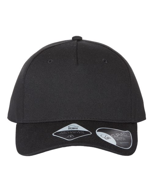 Atlantis Headwear FIJI Sustainable Five-Panel Cap #color_Black