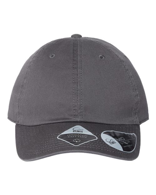 Atlantis Headwear FRASER Sustainable Dad Hat #color_Dark Grey