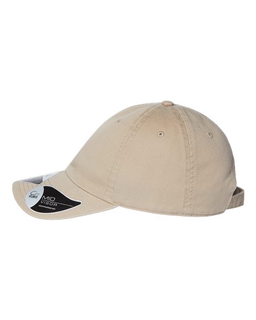 Atlantis Headwear FRASER Sustainable Dad Hat #color_Khaki