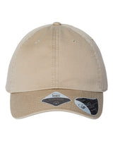 Atlantis Headwear FRASER Sustainable Dad Hat #color_Khaki
