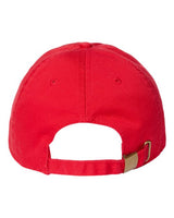 Atlantis Headwear FRASER Sustainable Dad Hat #color_Red