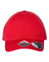 Atlantis Headwear FRASER Sustainable Dad Hat #color_Red