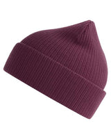 Atlantis Headwear NELSON Sustainable Cuffed Beanie #color_Burgundy