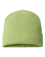 Atlantis Headwear NELSON Sustainable Cuffed Beanie #color_Leaf Green
