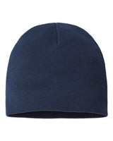 Atlantis Headwear YALA Sustainable Beanie #color_Navy