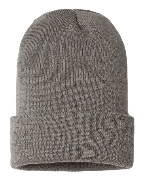CAP AMERICA SKN24 USA-Made Sustainable Cuffed Beanie #color_Grey