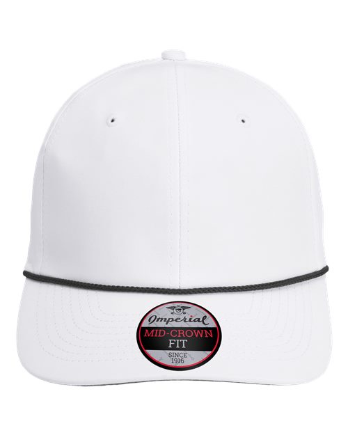 Imperial 7054 The Wingman Cap #color_White/ Black