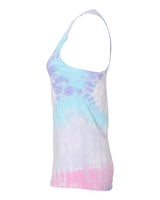 Colortone 3400 Women's Tie-Dyed Racerback Tank Top #color_Unicorn