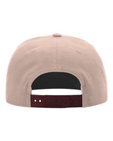Richardson 256 Umpqua Snapback Cap #color_Pale Peach/ Maroon