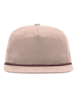 Richardson 256 Umpqua Snapback Cap #color_Pale Peach/ Maroon