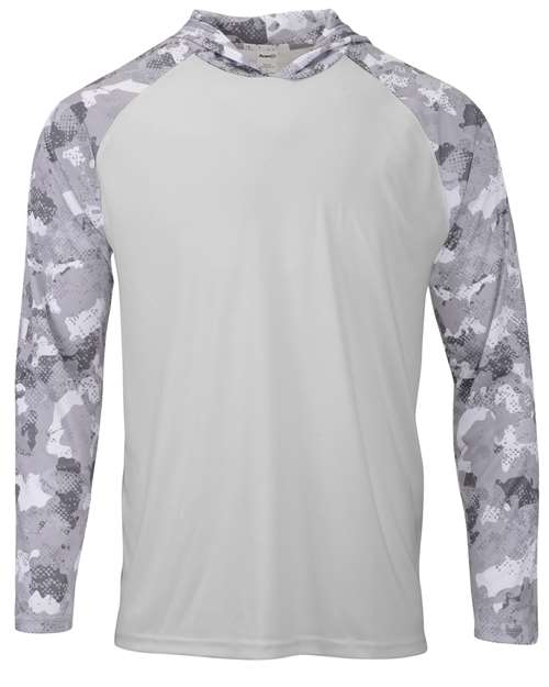 Paragon 240P Tortuga Extreme Performance Hooded T-Shirt #color_Aluminum