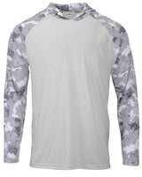 Paragon 240P Tortuga Extreme Performance Hooded T-Shirt #color_Aluminum