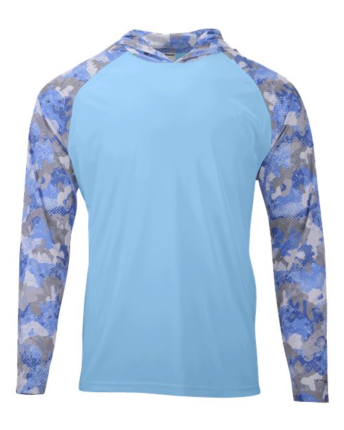 Paragon 240P Tortuga Extreme Performance Hooded T-Shirt #color_Blue Mist
