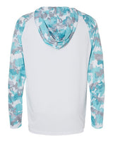 Paragon 240P Tortuga Extreme Performance Hooded T-Shirt #color_White/ Aqua Camo