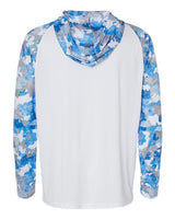 Paragon 240P Tortuga Extreme Performance Hooded T-Shirt #color_White/ Blue Mist Camo
