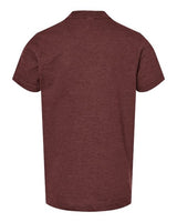 Tultex 235 Youth Fine Jersey T-Shirt #color_Heather Burgundy