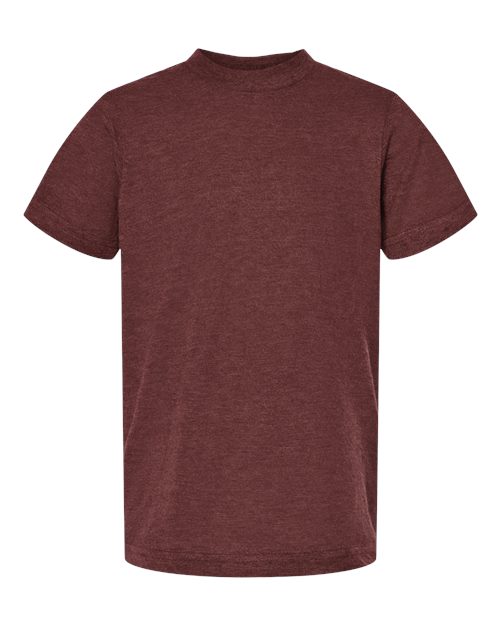 Tultex 235 Youth Fine Jersey T-Shirt #color_Heather Burgundy