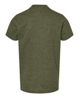 Tultex 235 Youth Fine Jersey T-Shirt #color_Heather Military Green