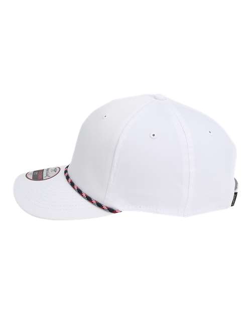 Imperial 7054 The Wingman Cap #color_White/ Navy/ White/ Red