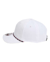 Imperial 7054 The Wingman Cap #color_White/ Navy/ White/ Red