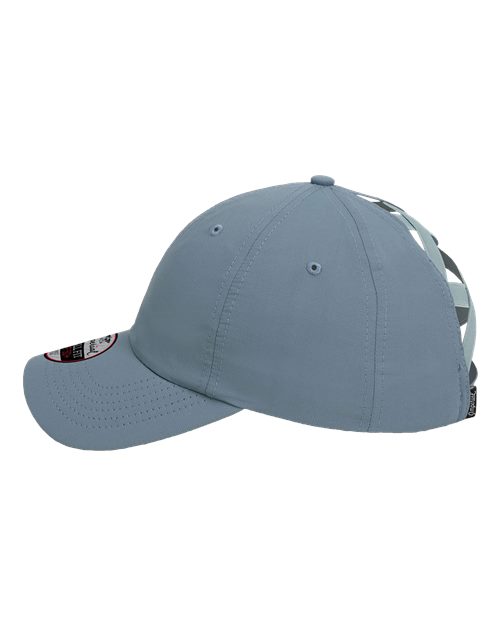 Imperial L338 The Hinsen Performance Ponytail Cap #color_Breaker Blue