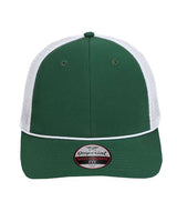 Imperial 7055 The Night Owl Performance Rope Cap #color_Forest/ White