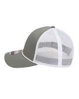 Imperial 7055 The Night Owl Performance Rope Cap #color_Grey/ White