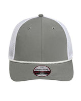 Imperial 7055 The Night Owl Performance Rope Cap #color_Grey/ White