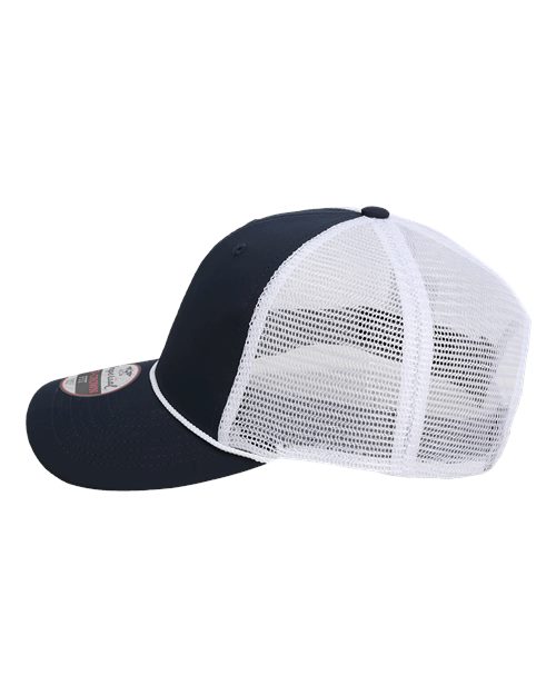 Imperial 7055 The Night Owl Performance Rope Cap #color_Navy/ White