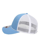 Imperial 7055 The Night Owl Performance Rope Cap #color_Powder Blue/ White