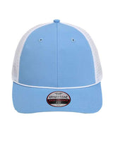 Imperial 7055 The Night Owl Performance Rope Cap #color_Powder Blue/ White